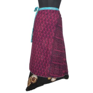 Vintage Silk Magic Wrap Skirt SW1381