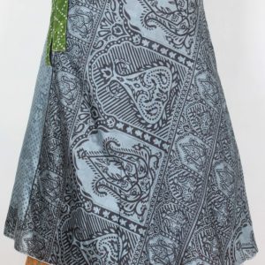Vintage Silk Magic Wrap Skirt SW1384