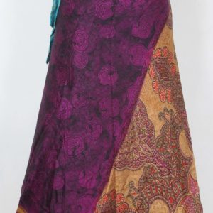 Vintage Silk Magic Wrap Skirt SW1386
