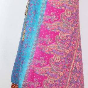Vintage Silk Magic Wrap Skirt SW1388