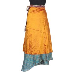 Vintage Silk Magic Wrap Skirt SW1393