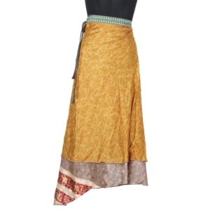 Vintage Silk Magic Wrap Skirt SW1395