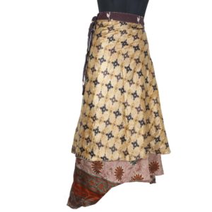 Vintage Silk Magic Wrap Skirt SW1401