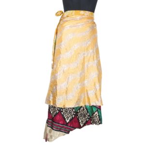 Vintage Silk Magic Wrap Skirt SW1403