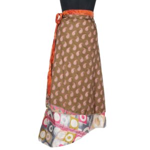 Vintage Silk Magic Wrap Skirt SW1411