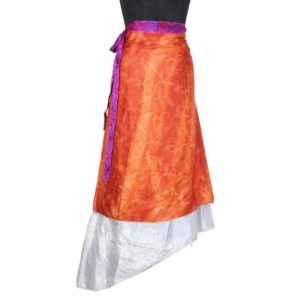 Vintage Silk Magic Wrap Skirt SW1414