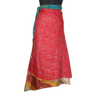 Vintage Silk Magic Wrap Skirt SW1421