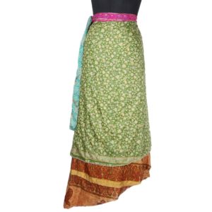 Vintage Silk Magic Wrap Skirt SW1424