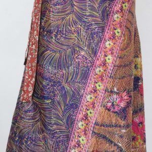 Vintage Silk Magic Wrap Skirt SW1429