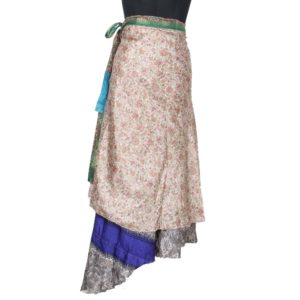 Vintage Silk Magic Wrap Skirt SW1430