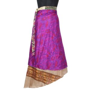 Vintage Silk Magic Wrap Skirt SW1435