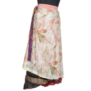 Vintage Silk Magic Wrap Skirt SW1436