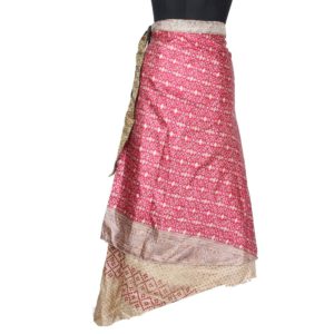 Vintage Silk Magic Wrap Skirt SW1437