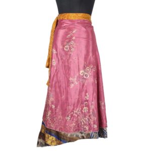 Vintage Silk Magic Wrap Skirt SW1440