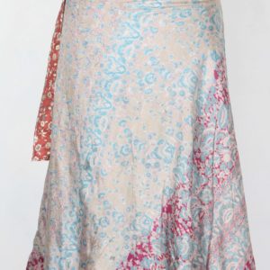 Vintage Silk Magic Wrap Skirt SW1441