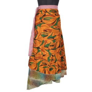 Vintage Silk Magic Wrap Skirt SW1443