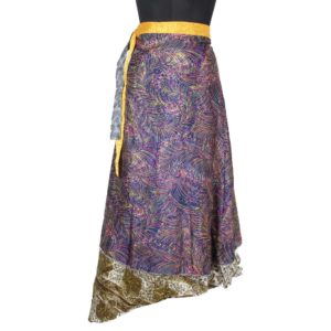 Vintage Silk Magic Wrap Skirt SW1444