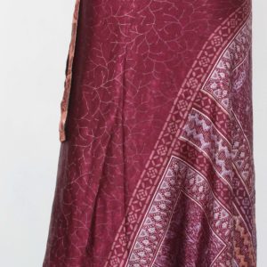 Vintage Silk Magic Wrap Skirt SW1445