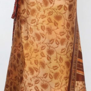 Vintage Silk Magic Wrap Skirt SW1446