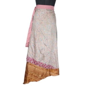 Vintage Silk Magic Wrap Skirt SW1449