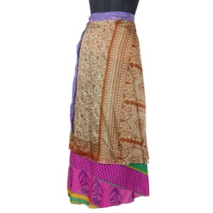 Vintage Silk Magic Wrap Skirt SW1451