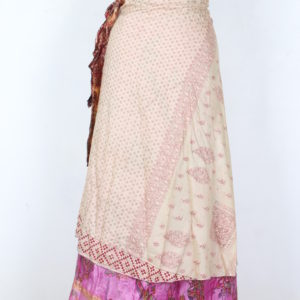 Vintage Silk Magic Wrap Skirt SW1452