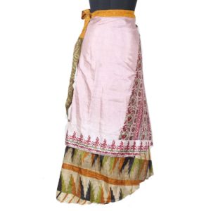 Vintage Silk Magic Wrap Skirt SW1453