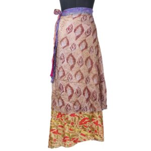 Vintage Silk Magic Wrap Skirt SW1456