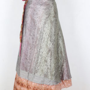 Vintage Silk Magic Wrap Skirt SW1461