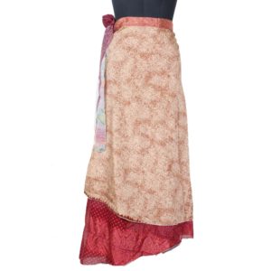 Vintage Silk Magic Wrap Skirt SW1462