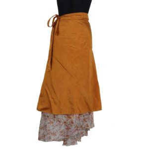 Vintage Silk Magic Wrap Skirt SW147