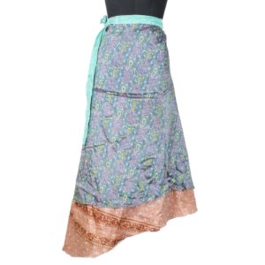 Vintage Silk Magic Wrap Skirt SW1474