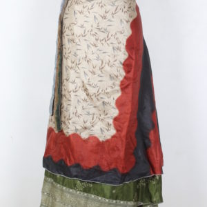 Vintage Silk Magic Wrap Skirt SW1478