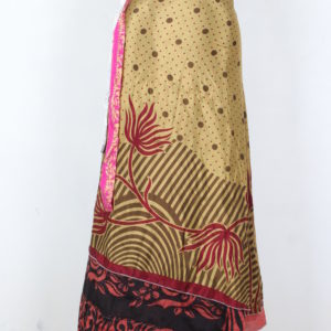 Vintage Silk Magic Wrap Skirt SW1479