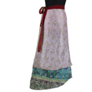 Vintage Silk Magic Wrap Skirt SW148