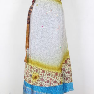 Vintage Silk Magic Wrap Skirt SW1482