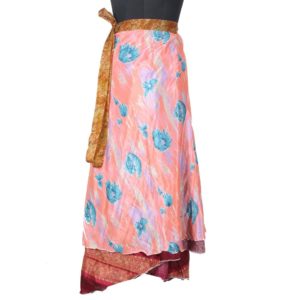 Vintage Silk Magic Wrap Skirt SW1486