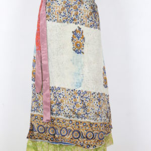 Vintage Silk Magic Wrap Skirt SW1487