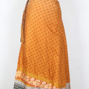 Vintage Silk Magic Wrap Skirt SW1488