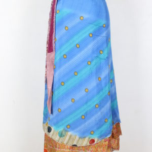 Vintage Silk Magic Wrap Skirt SW1489