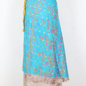 Vintage Silk Magic Wrap Skirt SW1492