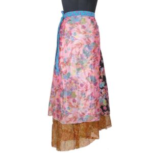Vintage Silk Magic Wrap Skirt SW1493