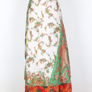 Vintage Silk Magic Wrap Skirt SW1495