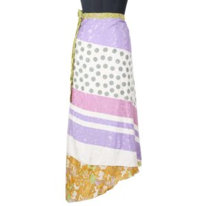 Vintage Silk Magic Wrap Skirt SW1496