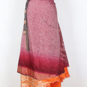 Vintage Silk Magic Wrap Skirt SW1497