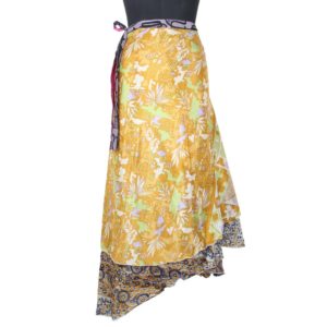 Vintage Silk Magic Wrap Skirt SW1498