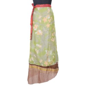 Vintage Silk Magic Wrap Skirt SW1502