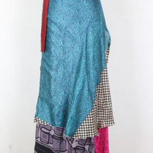 Vintage Silk Magic Wrap Skirt SW1503