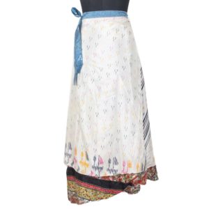 Vintage Silk Magic Wrap Skirt SW1504