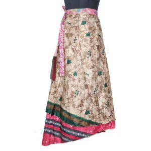 Vintage Silk Magic Wrap Skirt SW1506